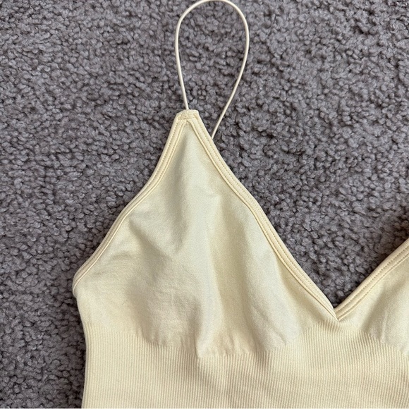 Free People Ribbed V Neck Brami Size XS/S - Picture 6 of 8